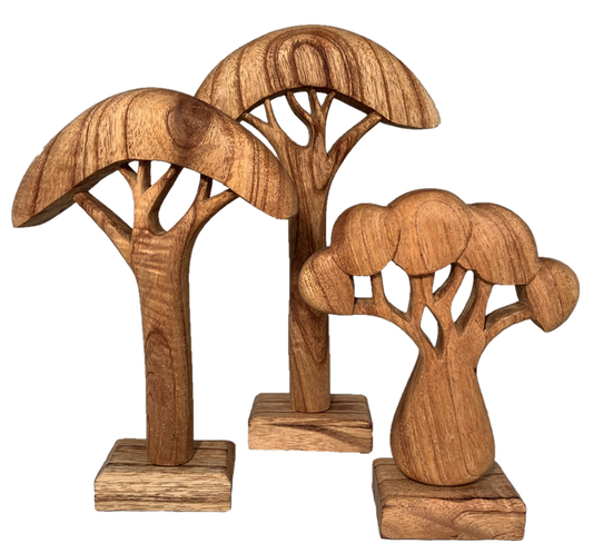 Papoose African Trees Natural 3pcs