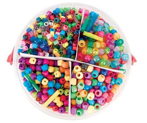 Basics Plastic Beads 655g