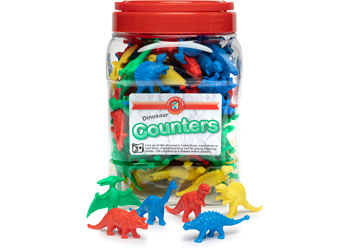 Dinosaur Counters LCBF-Jar of 128
