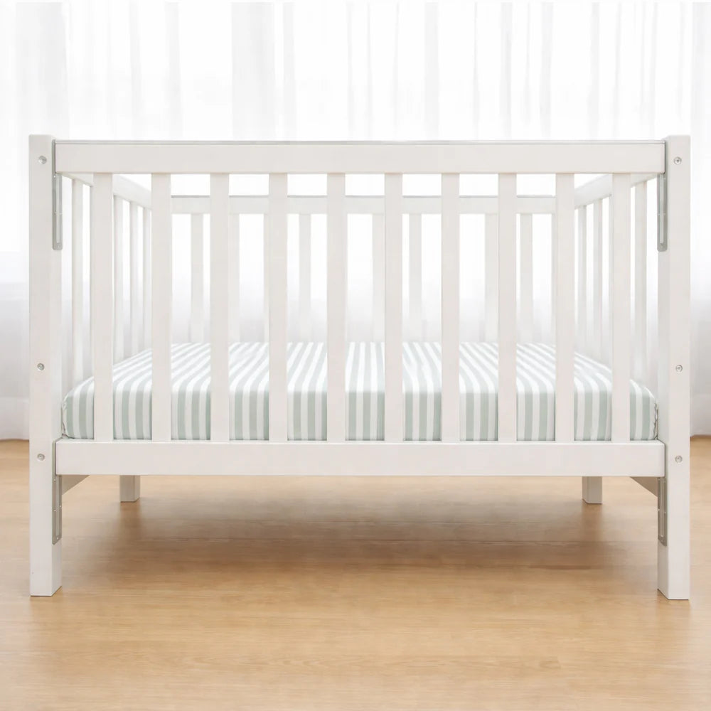 Imagine That Sage Stripe Mini Cot Fitted Sheet Set( Due 30-07-2026)
