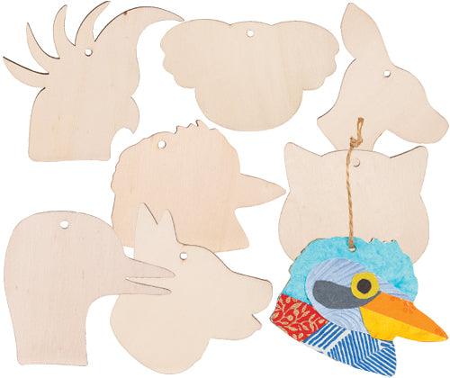 Wooden Australian Animal Hangers 21s