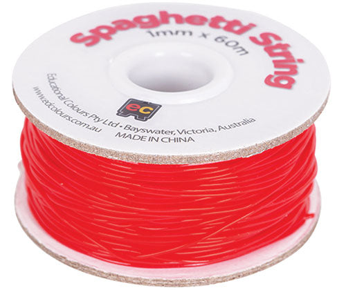 Spaghetti String 60m - Red