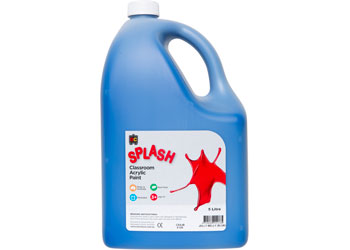 EC Splash Classroom Acrylic Paint 5 Litre - Jelly Belly (Blue)