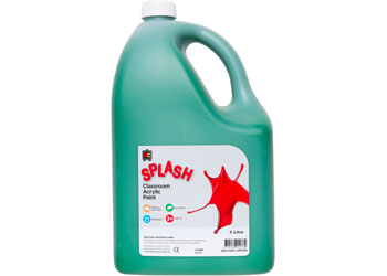 EC Splash Classroom Acrylic Paint 5 Litre - Martian (Green)