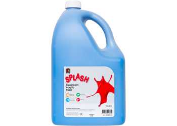 EC Splash Classroom Acrylic Paint 5 Litre - Sky (Cobalt)