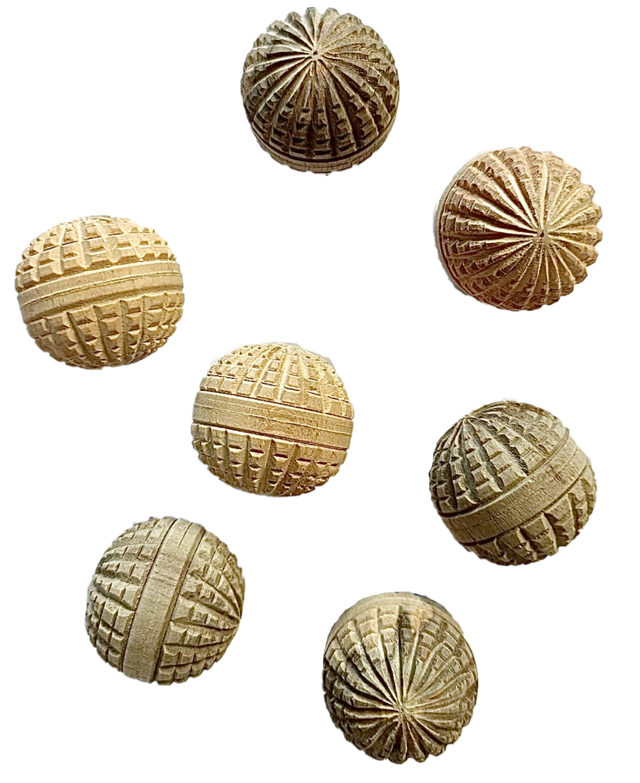 Papoose-Mini WW Acorn Balls-6pc