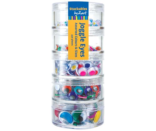 Joggle Eyes Coloured 450’s Stackable