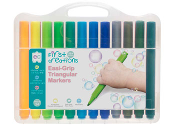 EC-Easi-Grip Triangular Markers Packet of 24