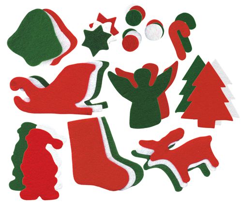 Felt Christmas Shapes 200’s