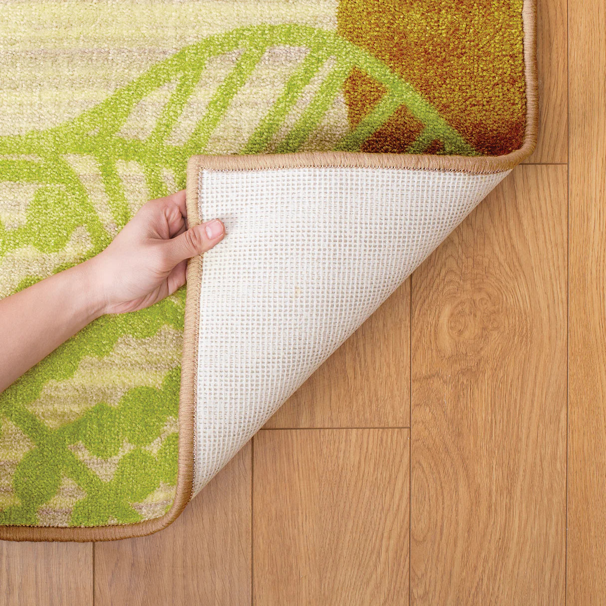 Green Leaf Carpet - 274 x 183cm