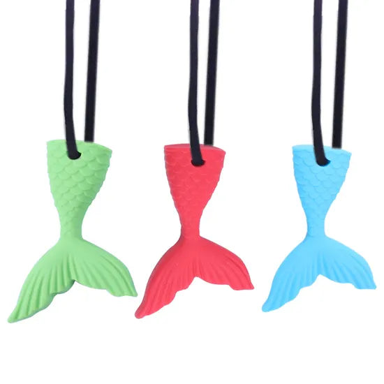 Silicone Chewable Necklace Set of 5