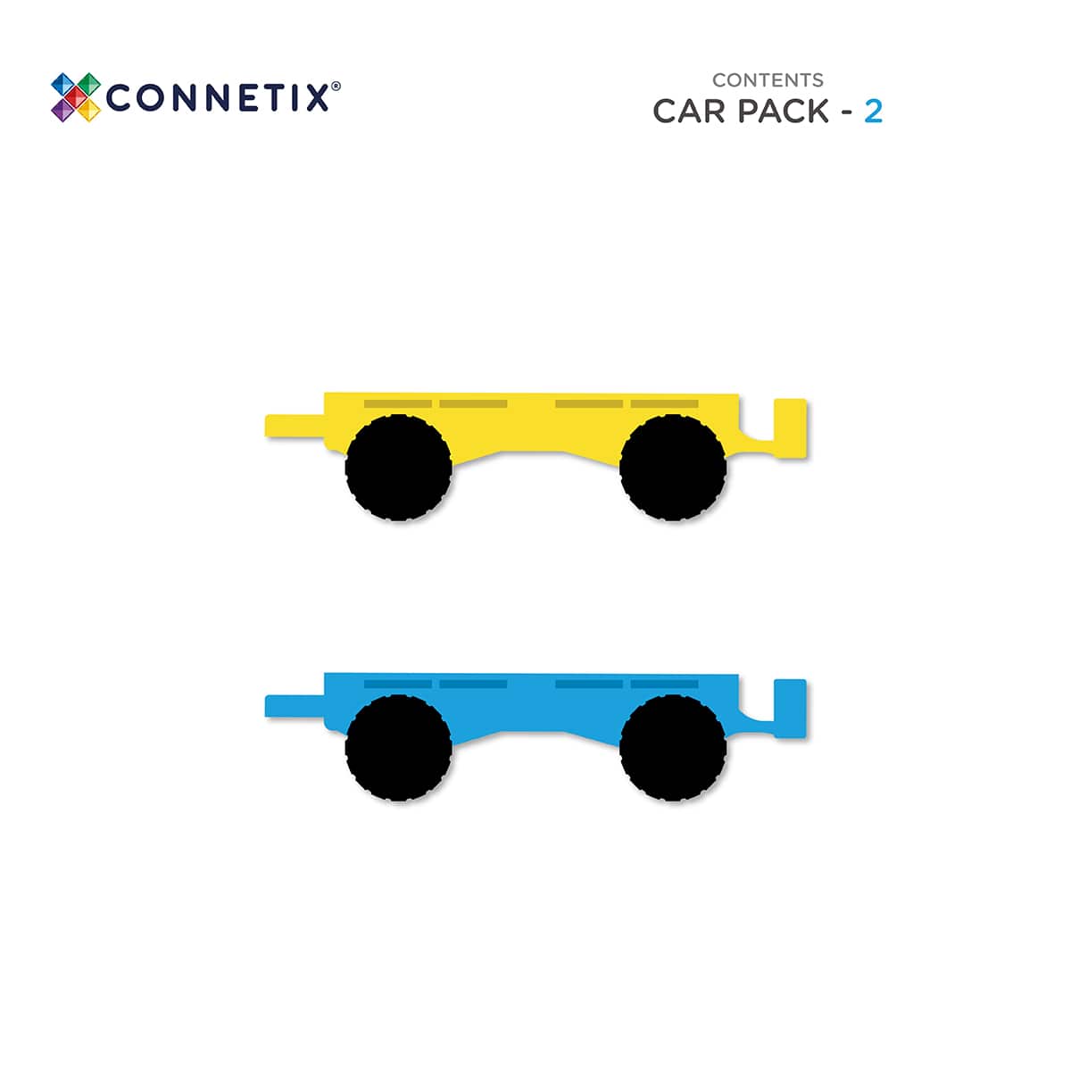 Connetix-Rainbow Car Pack 2 pc