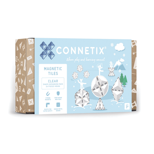 Connetix-Clear Shape Expansion Pack 24 pc