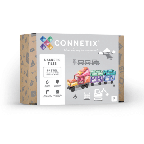 Connetix-Pastel Transport Pack 50 pc