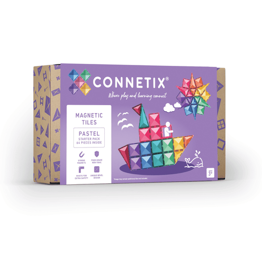 Connetix-Pastel Starter Pack 64 pc