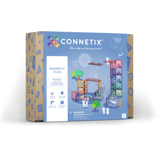 Connetix-Pastel Ball Run Expansion Pack 80 pc