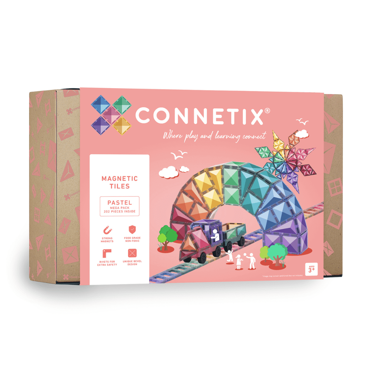 Connetix-Pastel Mega Pack 202 pc