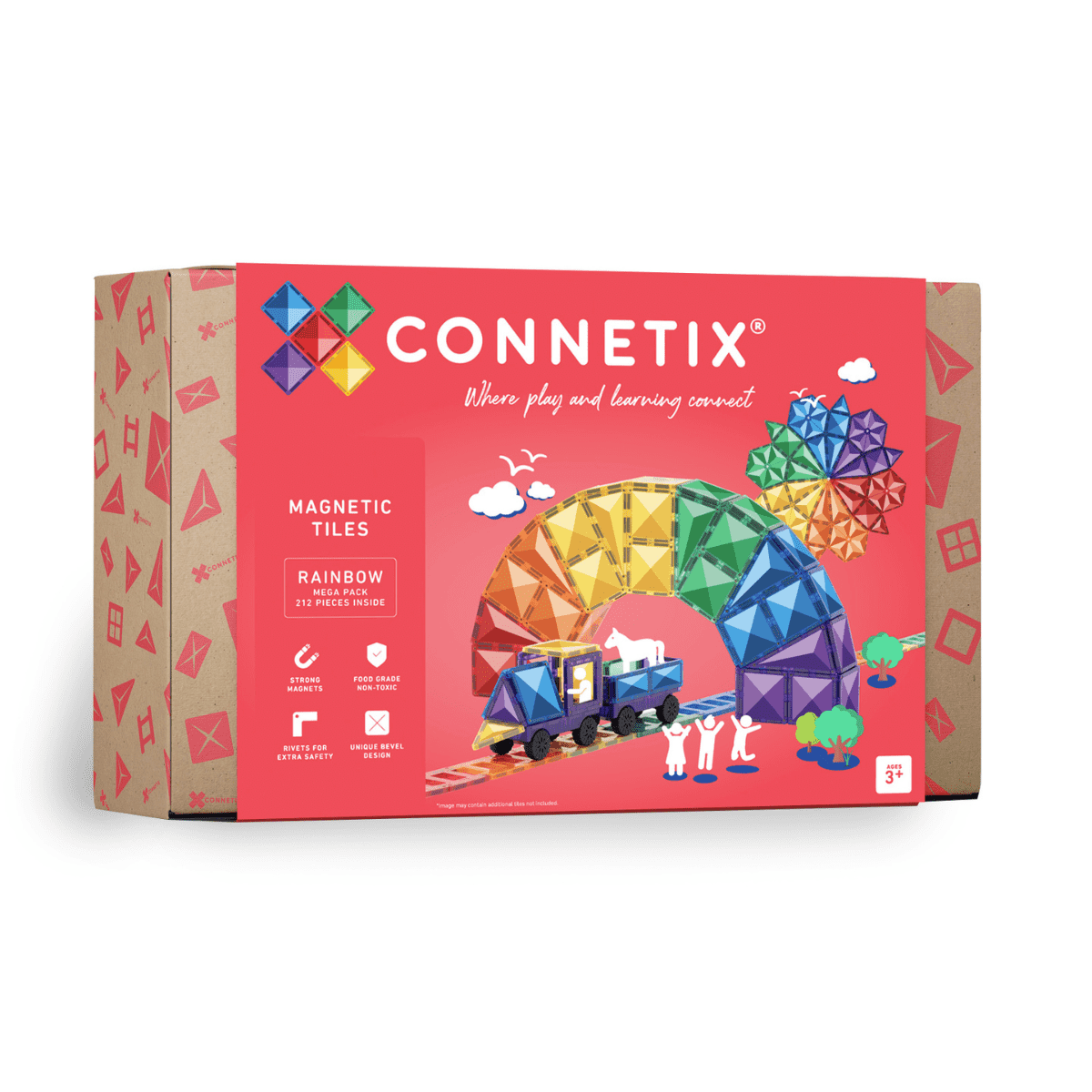 Connetix-Rainbow Mega Pack 212 pc