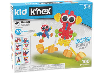 knex - Zoo Friends 55 pieces 30 builds (Limited stock avail)