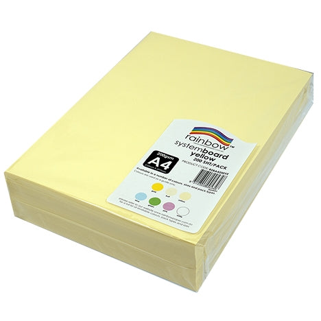 RAINBOW System Board 200gsm A4 200 Sheets