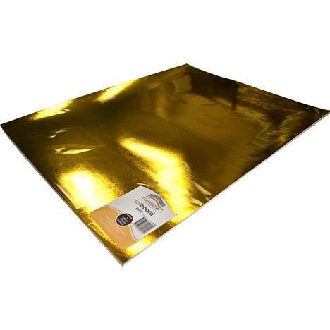 RAINBOW Foil Board Gold 510mm X 640mm 20 Sheets