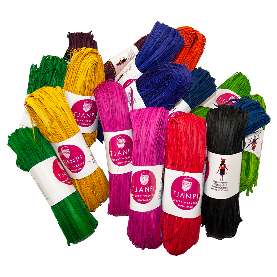Tjanpi Coloured Raffia Box 20 x 25g