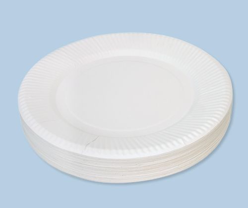 Zart-Paper Plate WHITE 23cm 50’s