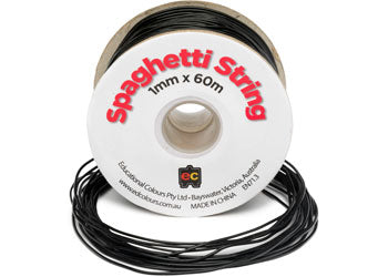 Spaghetti String 60m - Black