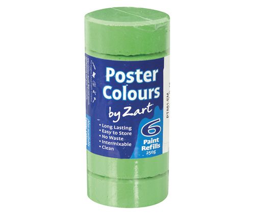 Poster Colours Paint Bocks Thick Set - Refill 6’s Emerald