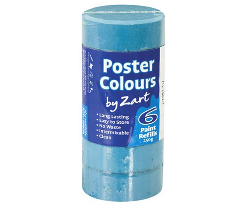 Poster Colours Paint Bocks Thick Set - Refill 6’s Turquoise