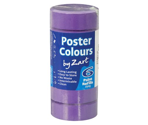 Poster Colours Paint Bocks Thick Set - Refill 6’s Violet