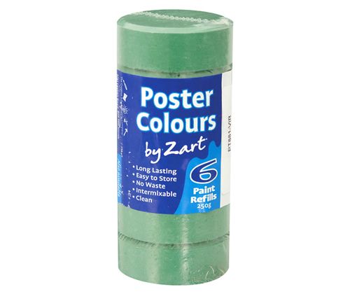 Poster Colours Paint Bocks Thick Set - Refill 6’s Viridian