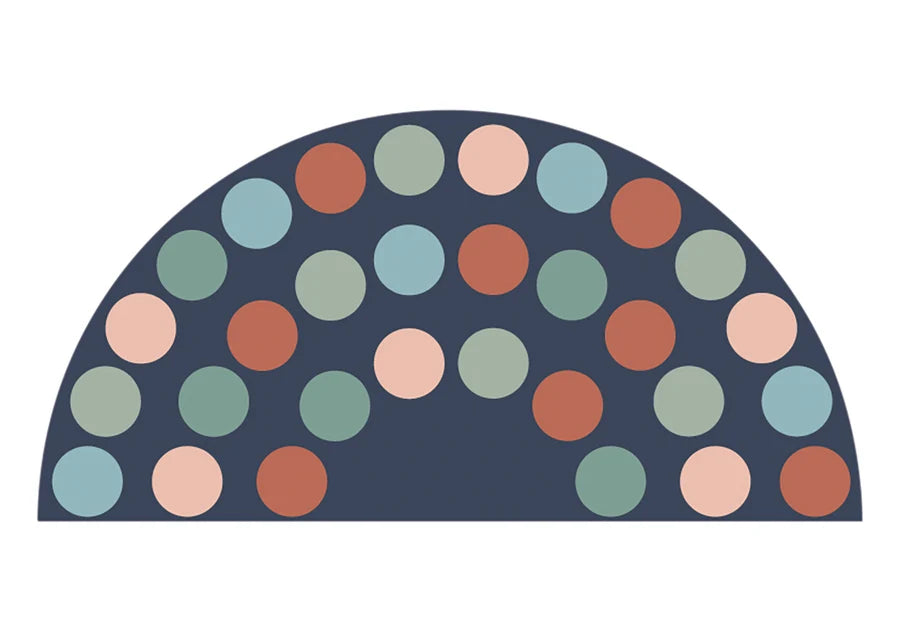 Colours of Australia Semi Circle Rug