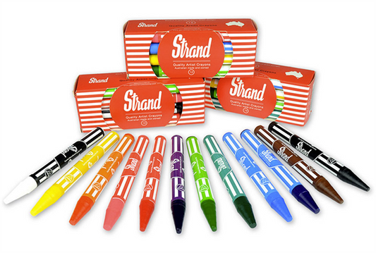 Strand Crayons 12 Assorted