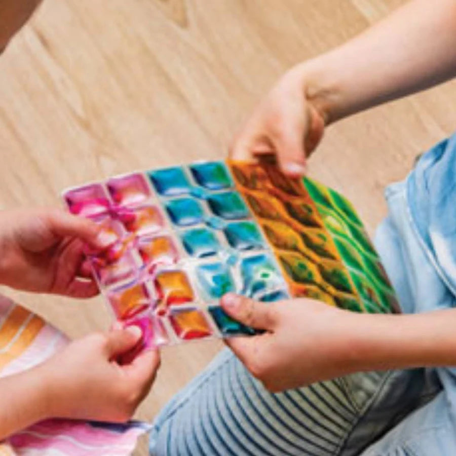 Rainbow Squares Sensory Pads Set of 4