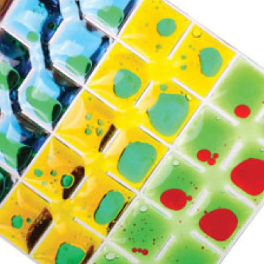 Rainbow Squares Sensory Pads Set of 4