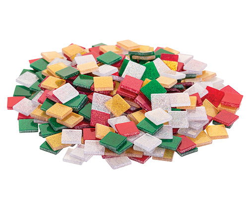 Deco Mosaic Tiles Christmas Glitter 150g