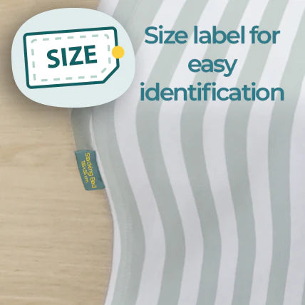 Imagine That Sage Stripe Stacker Bed Sheet Set ( Due 30-07-2026)