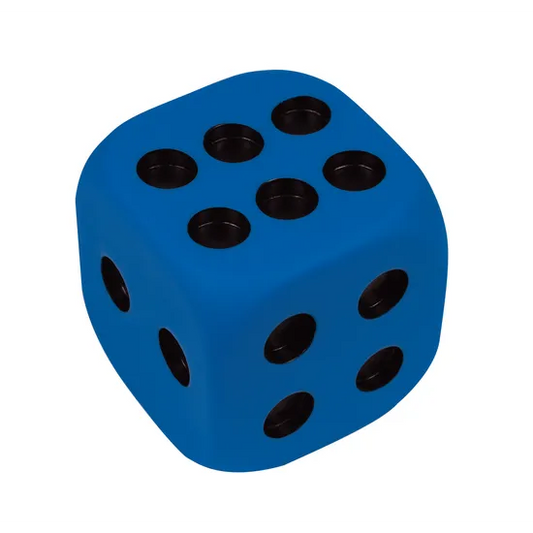 Dice: 6 Face 90mm Dots PVC