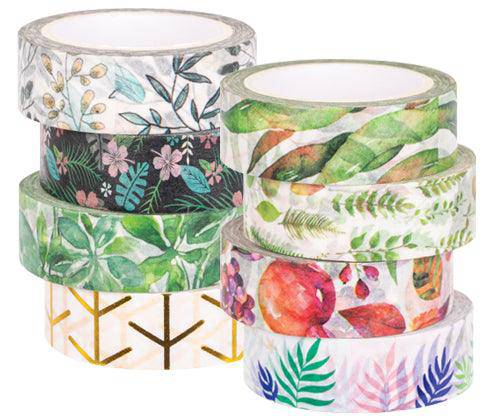 Washi Tape Pack of 8 Plant