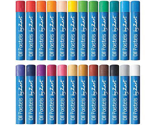 Zart Basics Oil Pastels Pack of 48 (Assorted)
