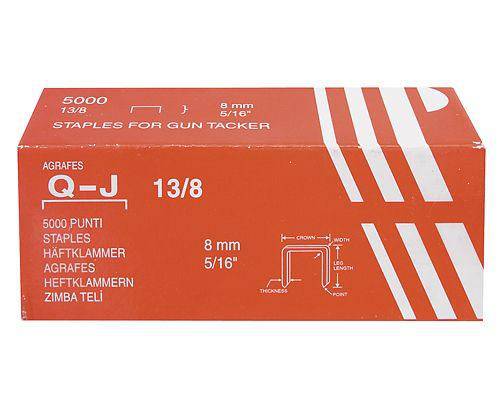 Tacker Staples Pack of 5000 8mm Leg