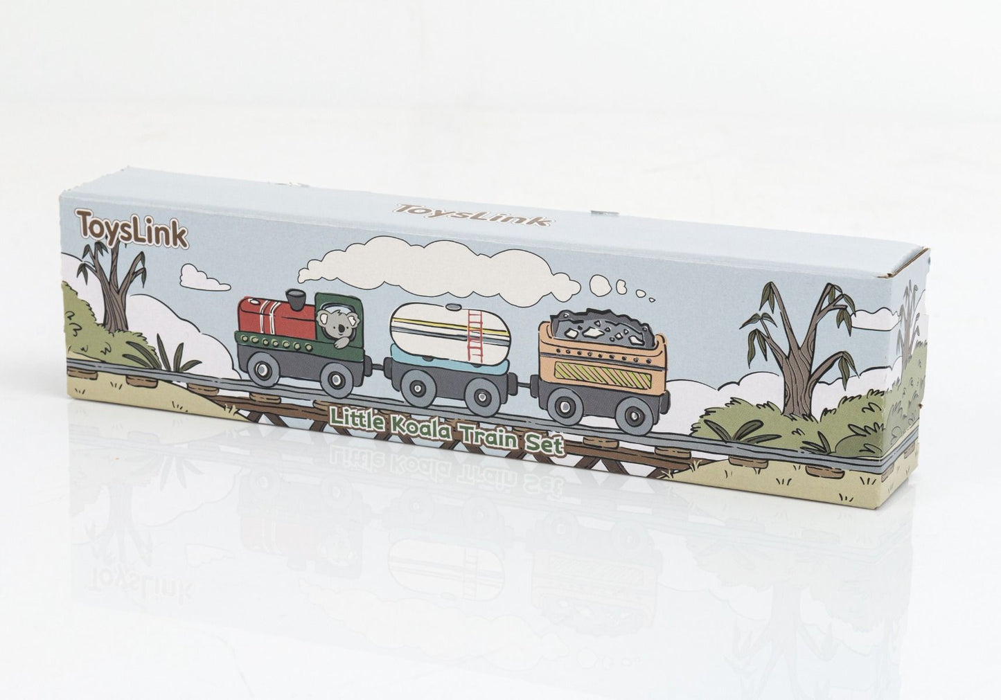 Wooden Magnetic Train Set