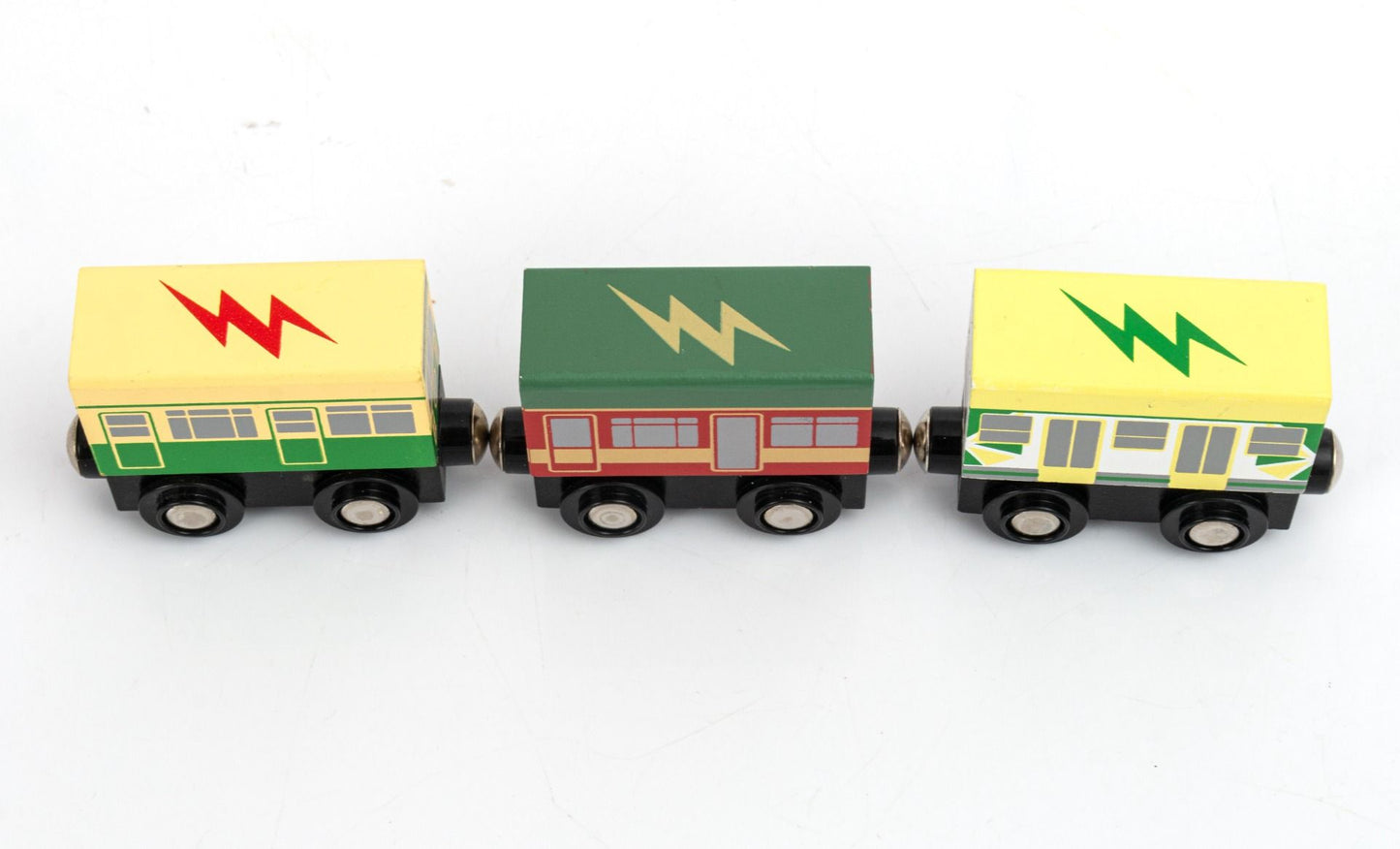 Wooden Magnetic Melbourne Tram Set