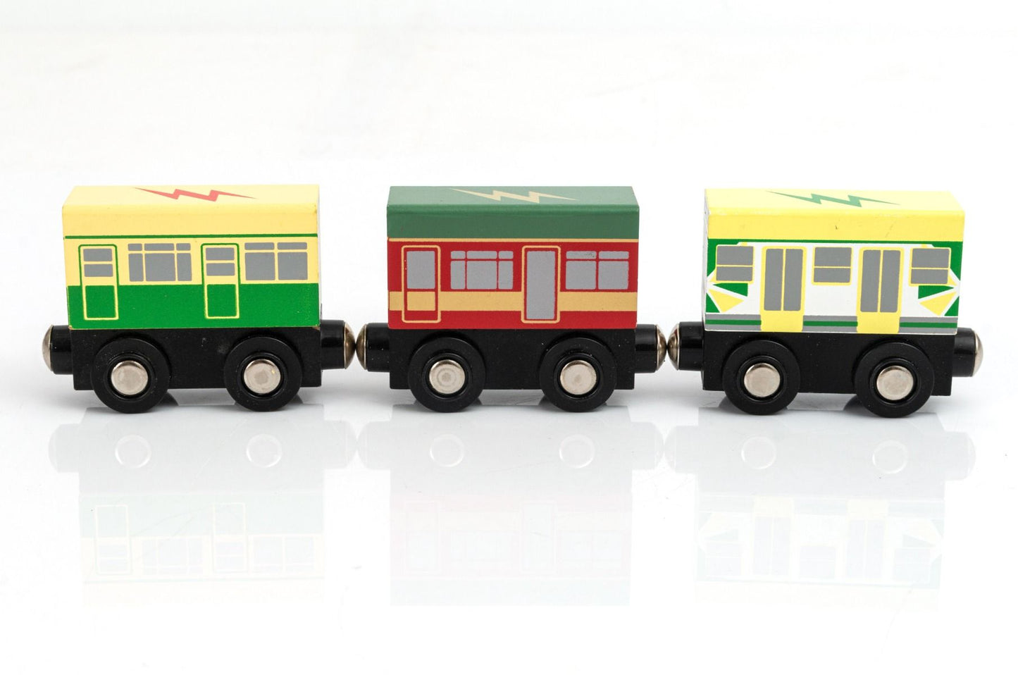 Wooden Magnetic Melbourne Tram Set