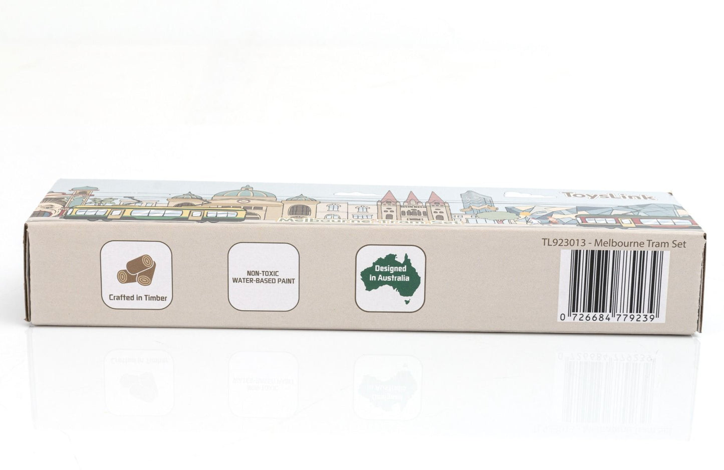 Wooden Magnetic Melbourne Tram Set