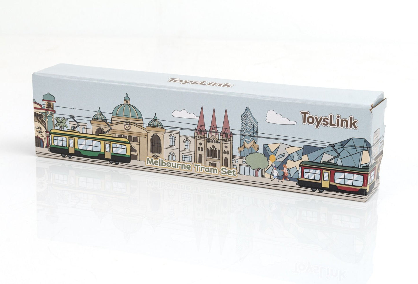 Wooden Magnetic Melbourne Tram Set