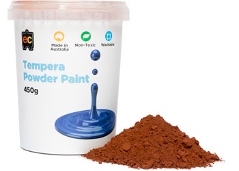 EC Tempera Powder Paint 450g - Brown