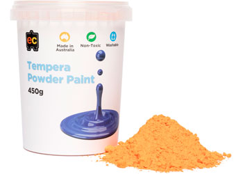 EC Tempera Powder Paint 450g - Orange