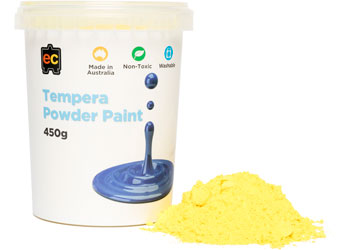 EC Tempera Powder Paint 450g - Yellow